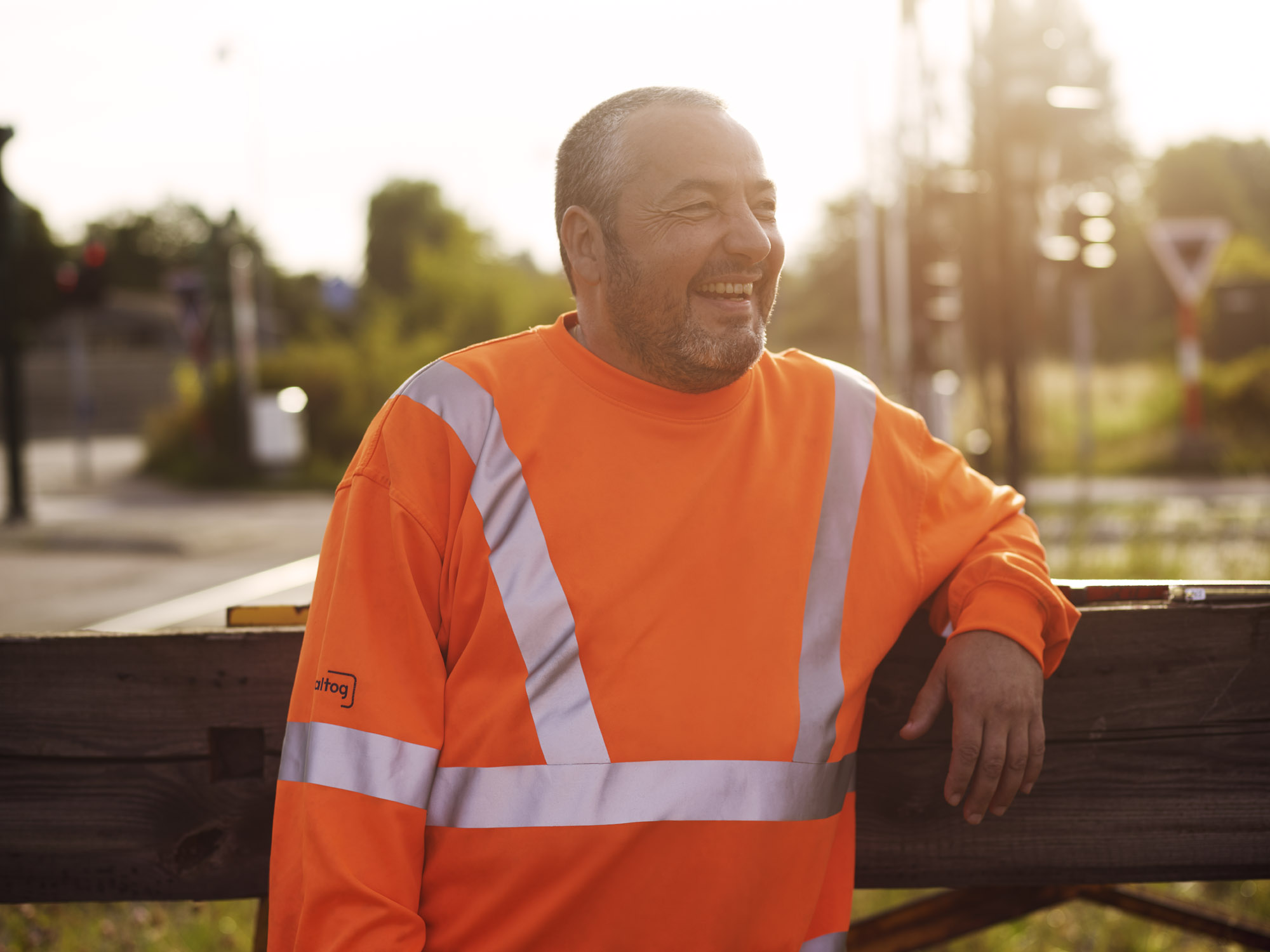 At arbejde i Lokaltog